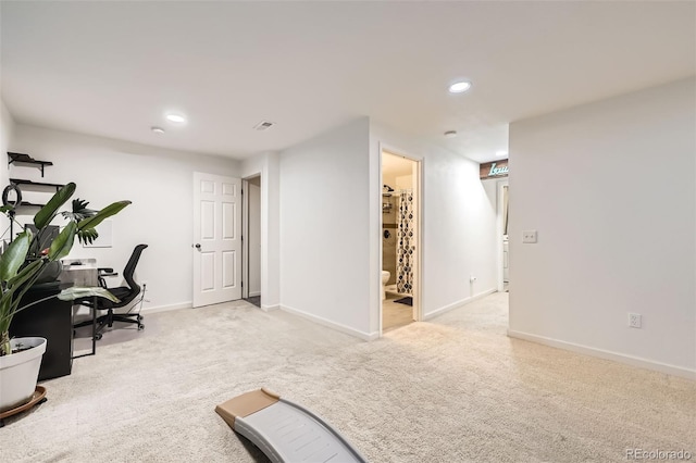 12 Apache Plume St, Brighton, CO 80601 - carpeted office with recessed lighting