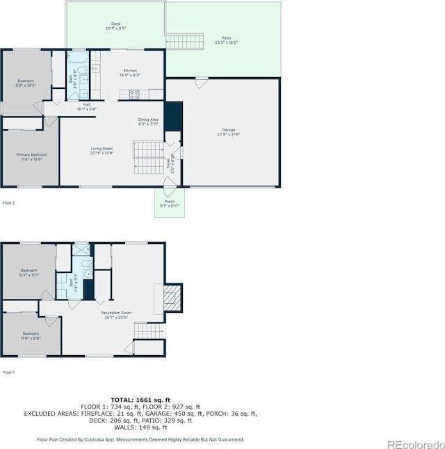 1733 S Nucla St, Aurora, CO 80017 - view of floor plan / room layout