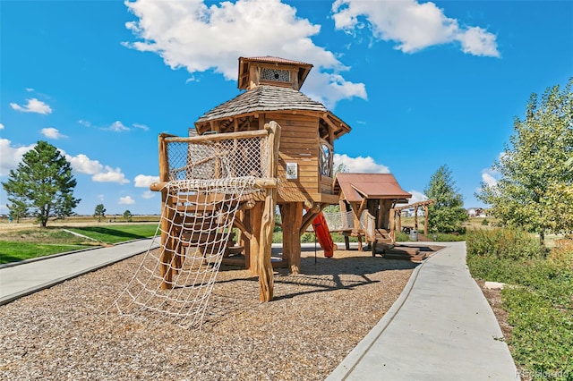 view of play area