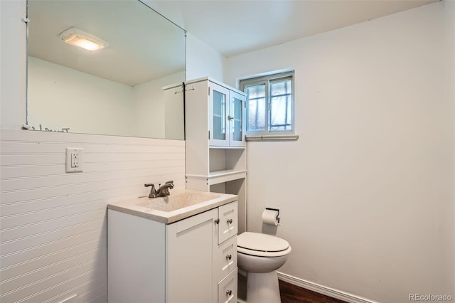 2692 S Osceola St, Denver, CO 80219 - bathroom with vanity and wood finished floors