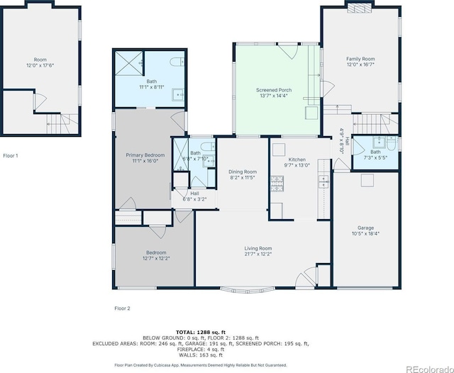 2692 S Osceola St, Denver, CO 80219 - view of floor plan / room layout