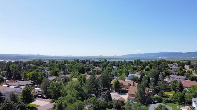 8644 S Brentwood St, Littleton, CO 80128 - aerial perspective of suburban area with mountains