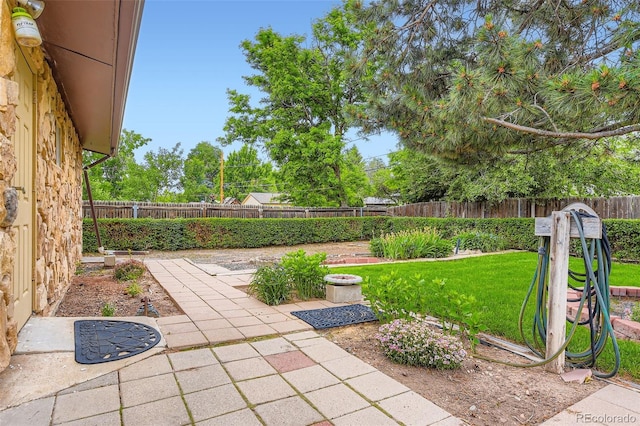 8644 S Brentwood St, Littleton, CO 80128 - fenced backyard with a patio