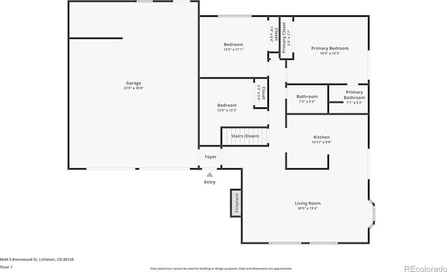 8644 S Brentwood St, Littleton, CO 80128 - view of room layout