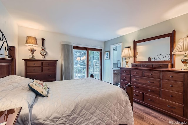 8644 S Brentwood St, Littleton, CO 80128 - bedroom featuring wood finished floors and access to exterior