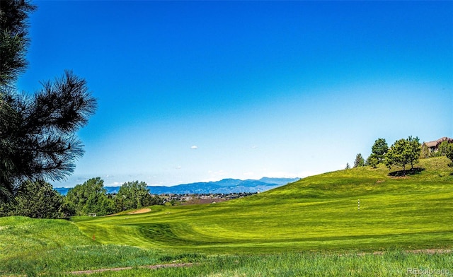 22685 E Calhoun Pl, Aurora, CO 80016 - view of property's community featuring golf course view and a mountain view