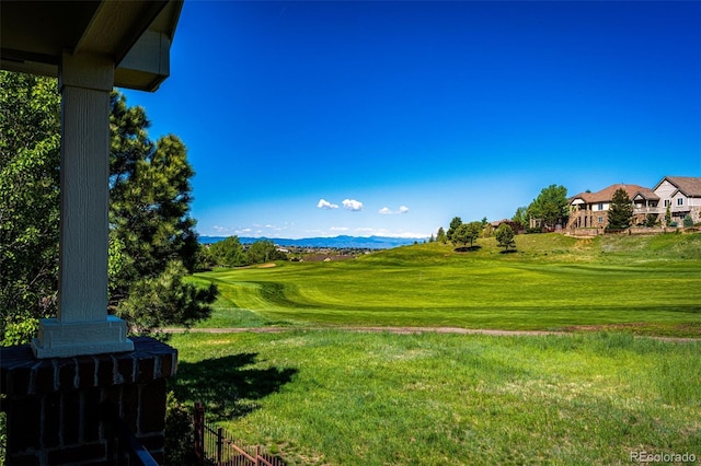 22685 E Calhoun Pl, Aurora, CO 80016 - view of grassy yard featuring view of golf course