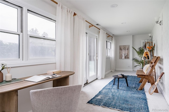 420 S Marion Pkwy Unit 203, Denver, CO 80209 - view of carpeted home office
