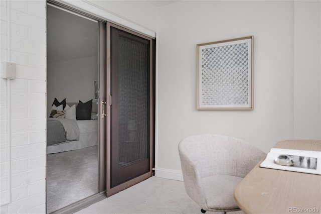 420 S Marion Pkwy Unit 203, Denver, CO 80209 - office area featuring carpet and baseboards