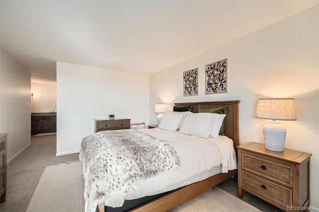 bedroom featuring carpet flooring