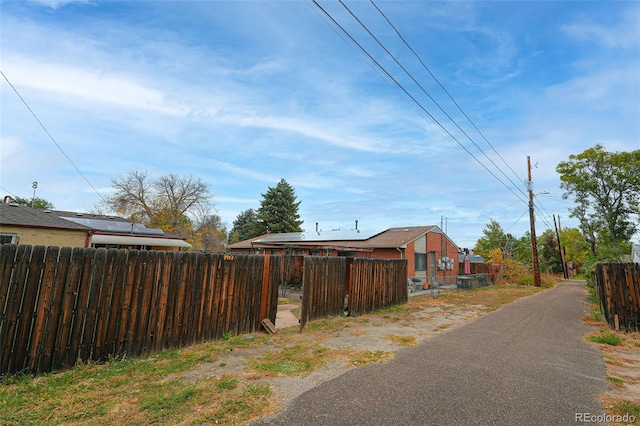 view of street