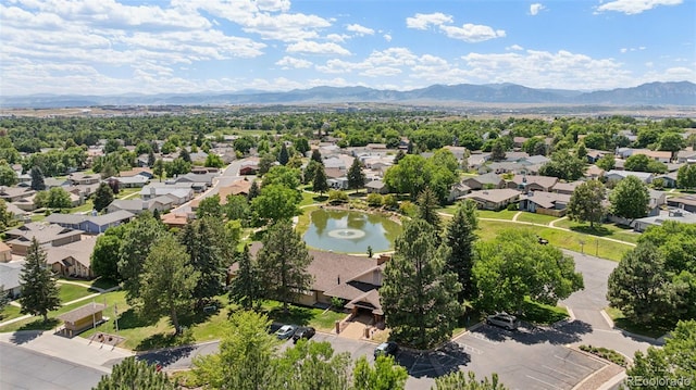 16 Scott Dr N, Broomfield, CO 80020 - aerial perspective of suburban area featuring a water and mountain view