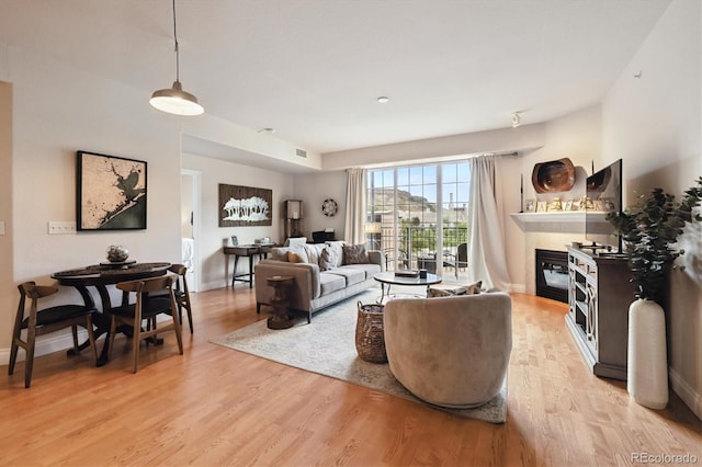 620 11th St Unit 206, Golden, CO 80401 - living area featuring light wood-style flooring