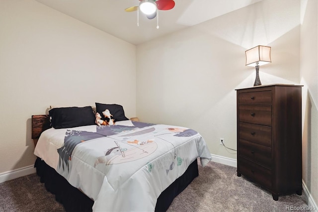 620 11th St Unit 206, Golden, CO 80401 - bedroom with carpet flooring and a ceiling fan