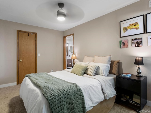 12476 W Nevada Pl Unit 106, Lakewood, CO 80228 - carpeted bedroom featuring baseboards and a ceiling fan