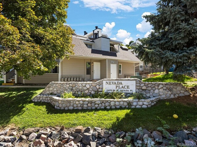 12476 W Nevada Pl Unit 106, Lakewood, CO 80228 - community sign with a lawn