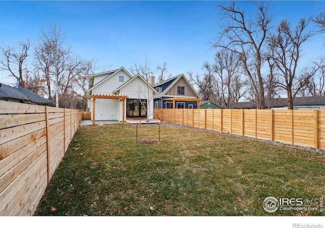 exterior space with a patio