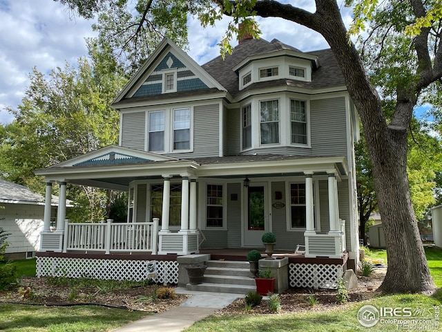 victorian house with a porch