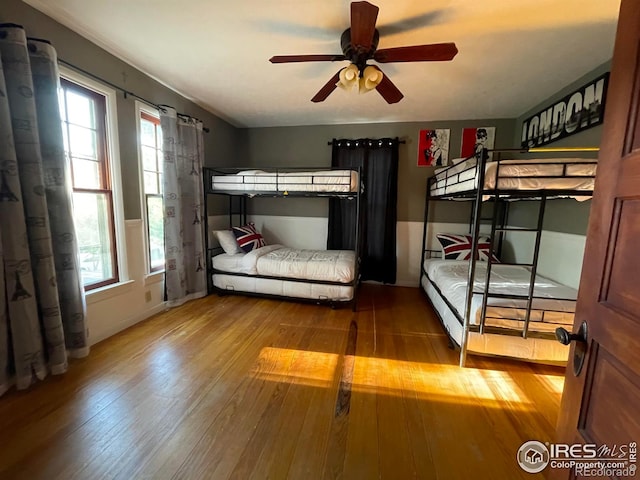 unfurnished bedroom featuring hardwood / wood-style floors