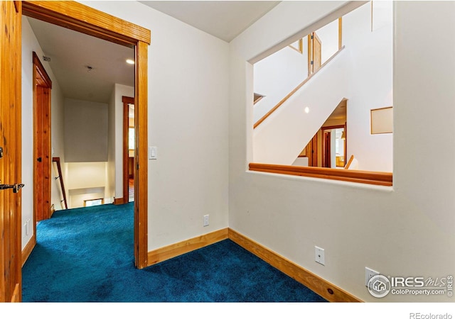 empty room featuring carpet flooring