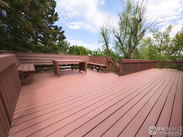 view of deck