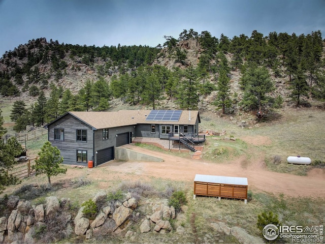 1553 Rowell Dr, Lyons, CO 80540 - aerial view of property and surrounding area with a forest