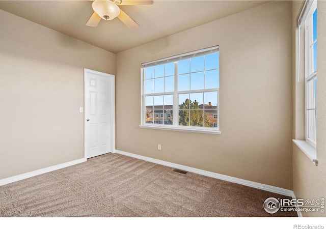 6925 19th St Unit 15, Greeley, CO 80634 - carpeted spare room featuring ceiling fan