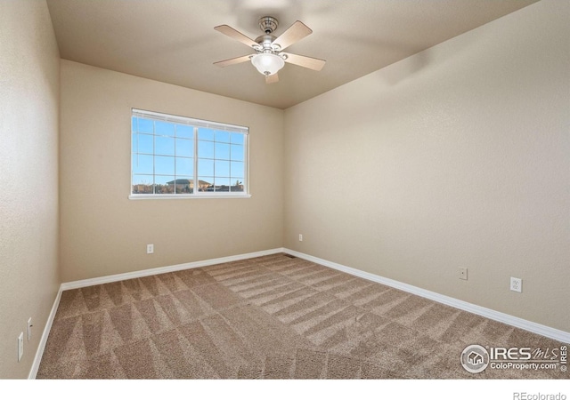 6925 19th St Unit 15, Greeley, CO 80634 - carpeted spare room featuring ceiling fan