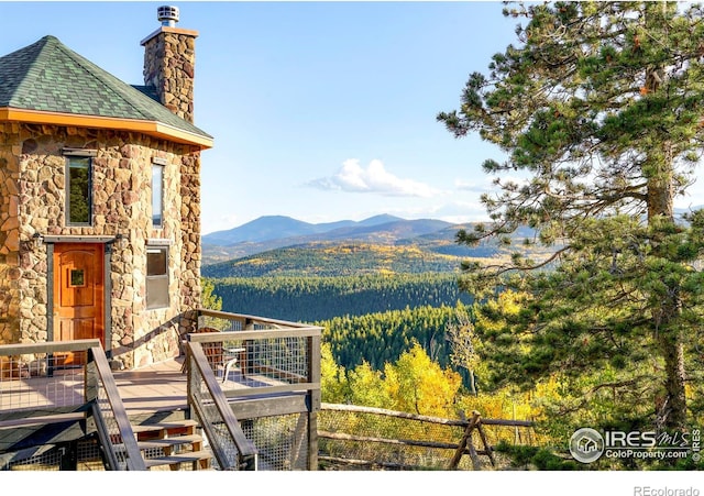 property view of mountains