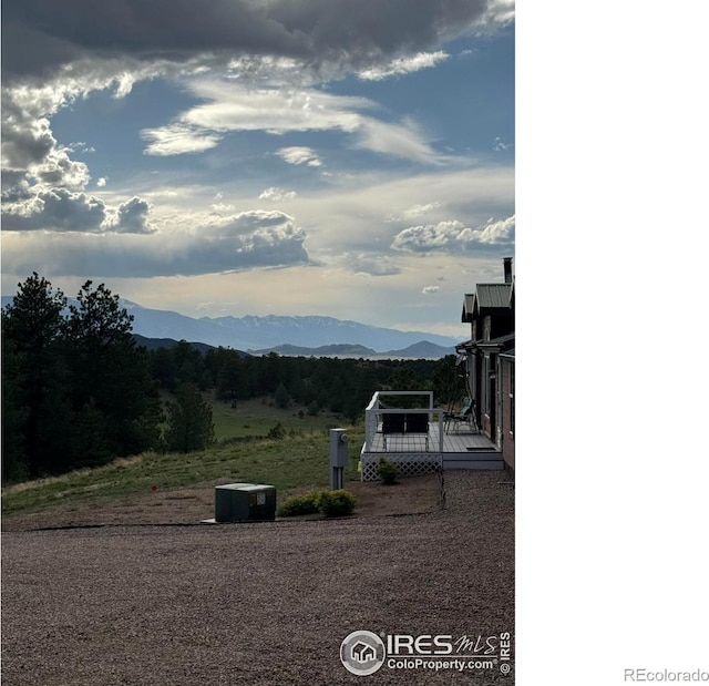 view of property view of mountains