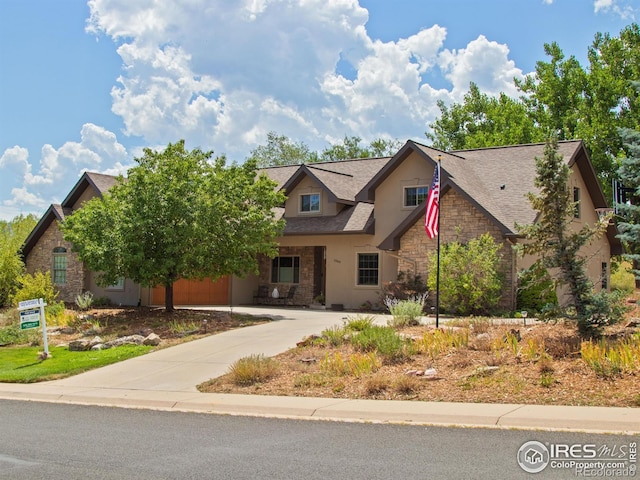 view of front of property