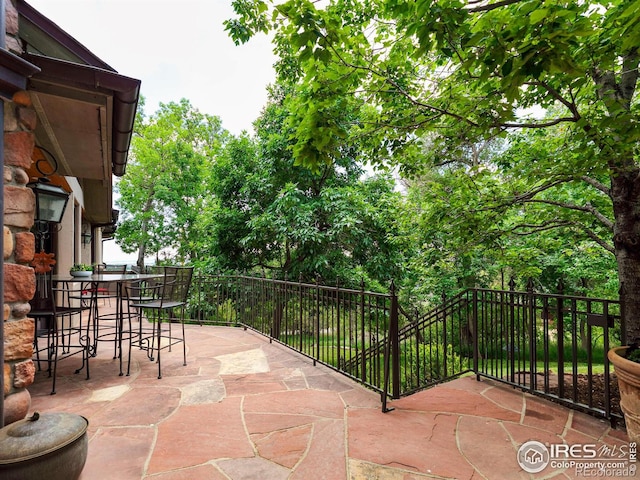 view of patio