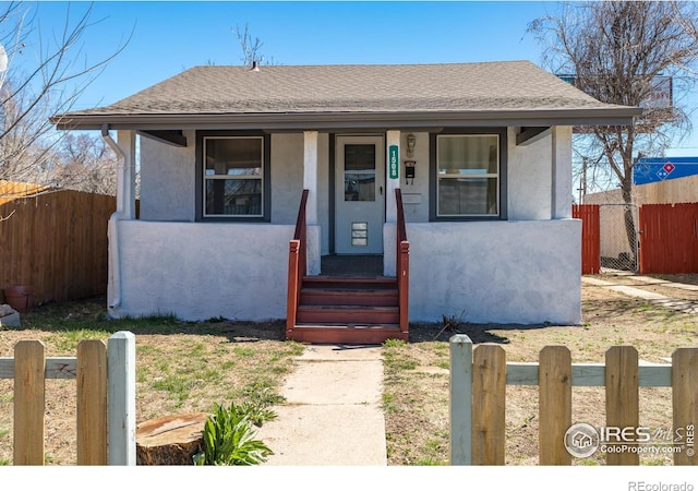 view of bungalow-style house