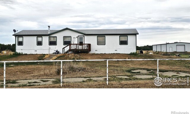 view of manufactured / mobile home