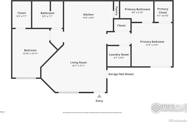 2990 W C St Unit 103, Greeley, CO 80631 - floor plan / room layout