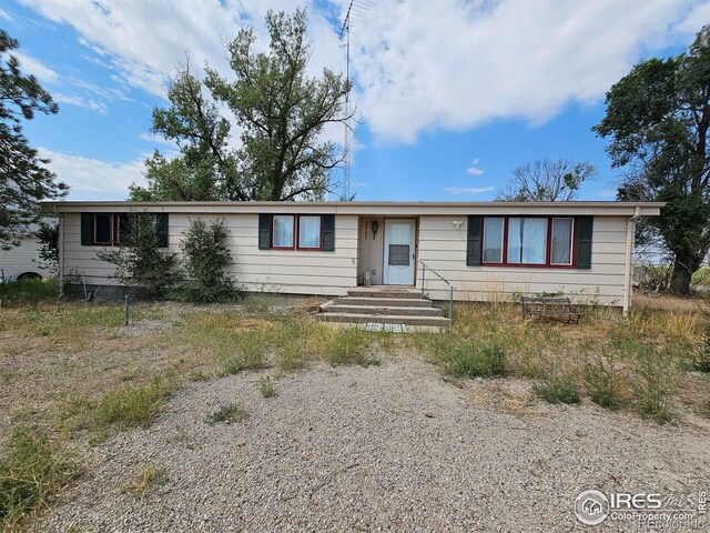 view of ranch-style home