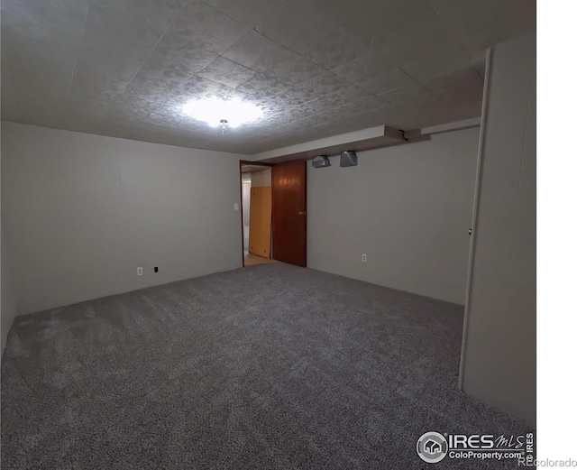 619 Curtis St, Brush, CO 80723 - finished below grade area with carpet flooring