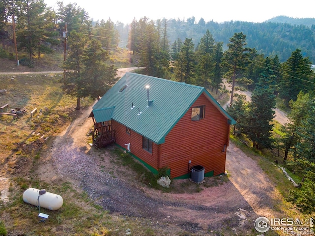 679 Mount Massive Dr, Livermore, CO 80536 - aerial view with a wooded view