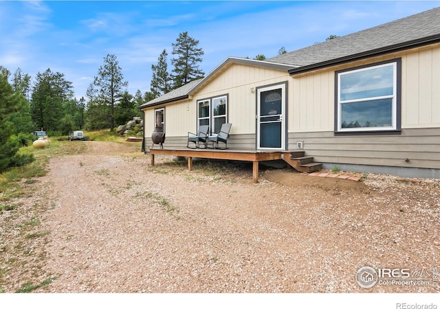 view of manufactured / mobile home