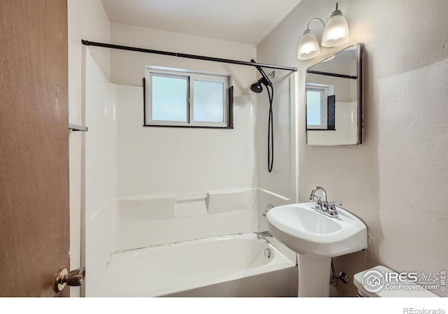 1308 Castlerock Dr, Fort Collins, CO 80521 - bathroom with bathing tub / shower combination and sink