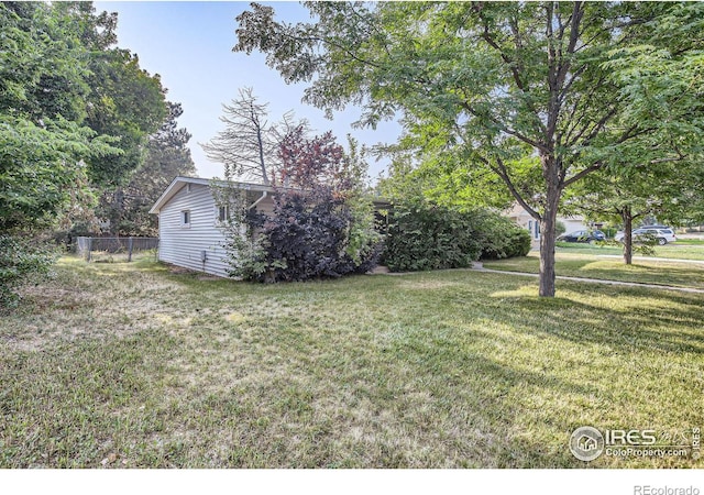 1308 Castlerock Dr, Fort Collins, CO 80521 - view of yard