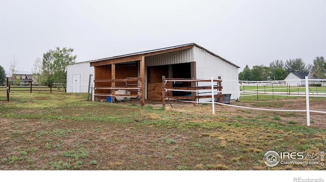 view of outbuilding