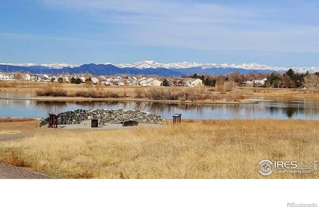 2720 E 121st Pl, Thornton, CO 80241 - property view of water featuring a mountain view