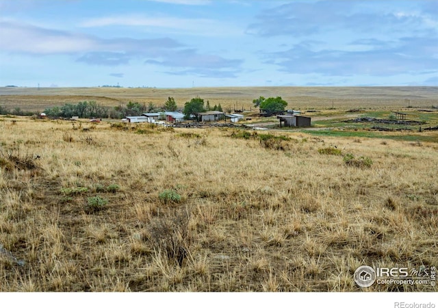 aerial view featuring a rural view