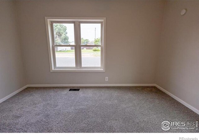 spare room with carpet flooring