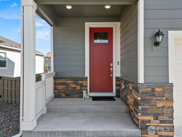 view of property entrance