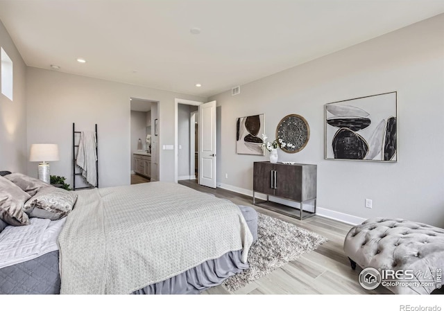 3140 Newfound Lake Rd, Berthoud, CO 80513 - bedroom with recessed lighting, baseboards, and wood finished floors