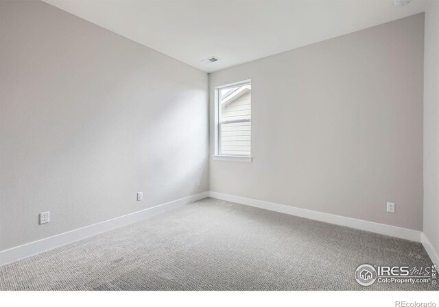 3140 Newfound Lake Rd, Berthoud, CO 80513 - carpeted spare room featuring baseboards and visible vents