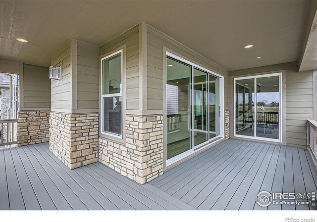 3140 Newfound Lake Rd, Berthoud, CO 80513 - view of wooden terrace