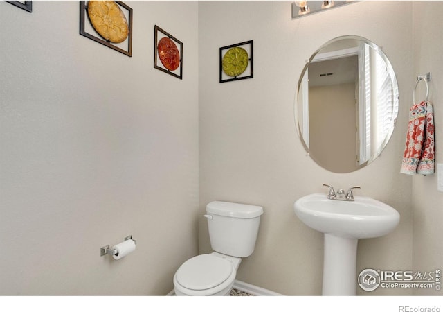 bathroom with toilet